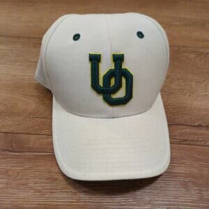 VTG Colosseum Oregon Ducks Hat UO University of Oregon Wool Blend Green White